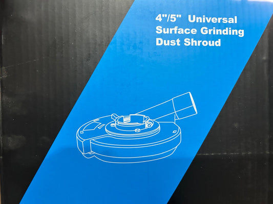 4"/5" universal surface grinding dust  shroud