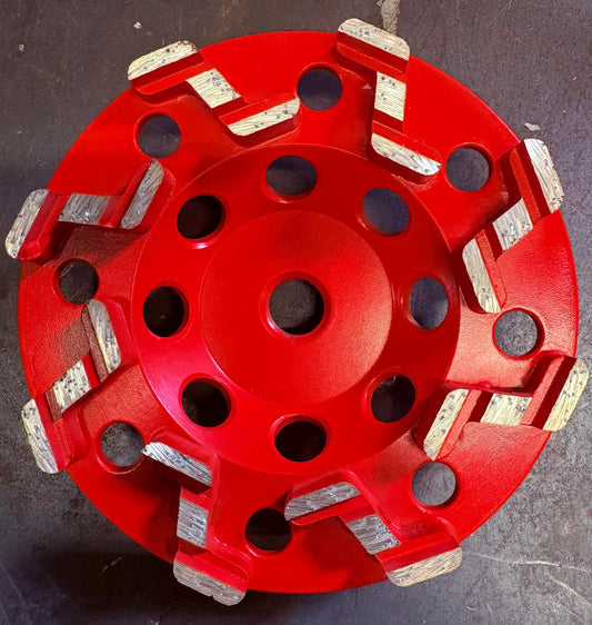 5 inch 18 grit cups