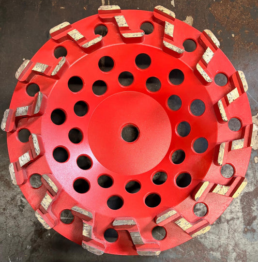 7 inch 18 grit cups
